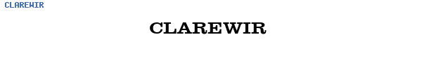 Fuente CLAREWIR.TTF