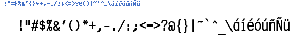 Fuente CLEANB__.TTF