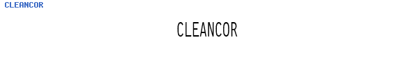 Fuente CLEANCOR.TTF