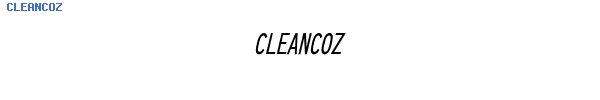 Fuente CLEANCOZ.TTF