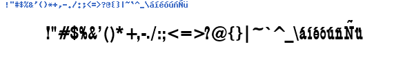 Fuente CLOWB___.TTF