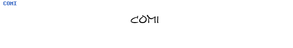 Fuente COMI.TTF