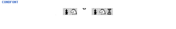 Fuente CONDFONT.TTF