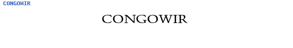 Fuente CONGOWIR.TTF