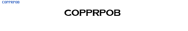 Fuente COPPRPOB.TTF