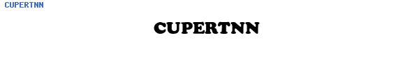 Fuente CUPERTNN.TTF