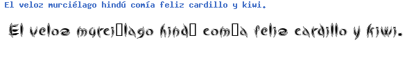 Fuente CUTEL.TTF