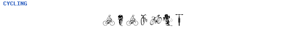 Fuente CYCLING.TTF