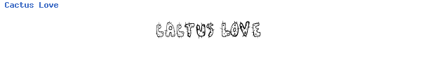 Fuente Cactus Love.ttf
