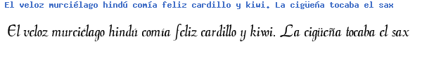 Fuente CalimaDB Normal.ttf