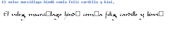 Fuente Caliph.ttf