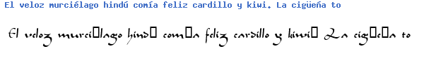 Fuente Caliph.ttf