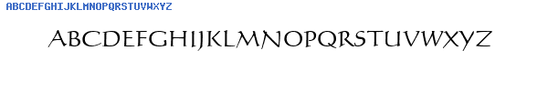 Fuente Calligraphic.ttf