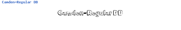 Fuente Camden-Regular DB.ttf
