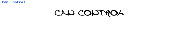 Fuente Can Control.ttf