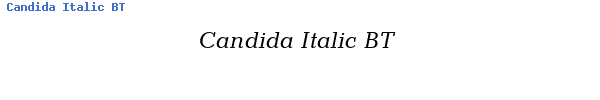 Fuente Candida Italic BT.ttf
