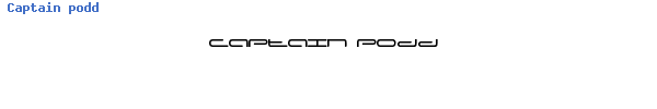 Fuente Captain podd.ttf