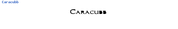 Fuente Caracubb.ttf