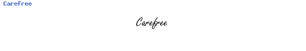 Fuente Carefree.ttf