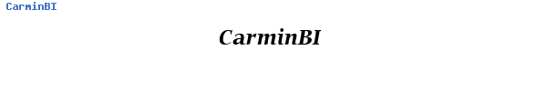 Fuente CarminBI.ttf