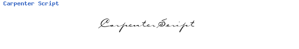 Fuente Carpenter Script.ttf