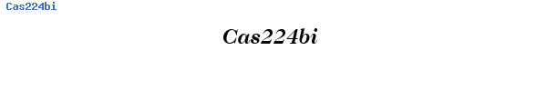 Fuente Cas224bi.ttf