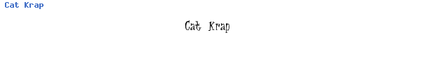 Fuente Cat Krap.ttf