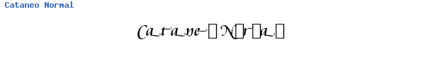 Fuente Cataneo Normal.ttf