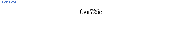 Fuente Cen725c.ttf