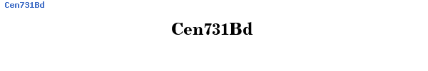 Fuente Cen731Bd.ttf