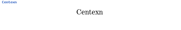 Fuente Centexn.ttf