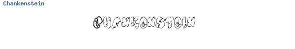 Fuente Chankenstein.ttf