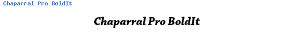 Fuente Chaparral Pro BoldIt.ttf