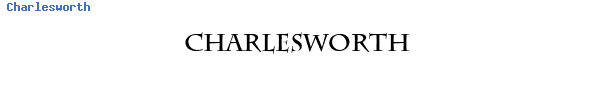 Fuente Charlesworth.ttf