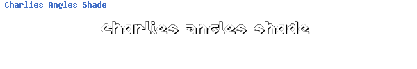 Fuente Charlies Angles Shade.ttf