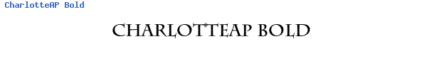 Fuente CharlotteAP Bold.ttf
