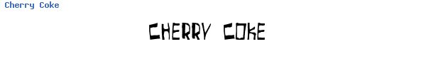 Fuente Cherry Coke.ttf
