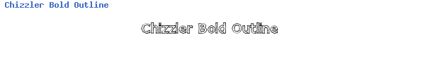 Fuente Chizzler Bold Outline.ttf