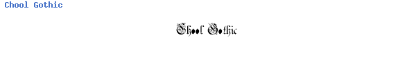 Fuente Chool Gothic.ttf