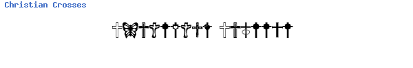 Fuente Christian Crosses.ttf