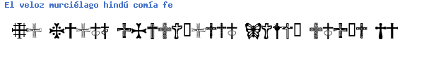 Fuente Christian Crosses.ttf