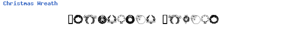 Fuente Christmas Wreath.ttf