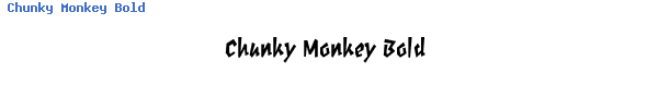 Fuente Chunky Monkey Bold.ttf