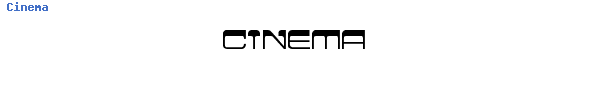 Fuente Cinema.ttf