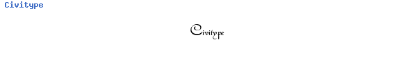 Fuente Civitype.ttf
