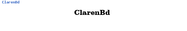 Fuente ClarenBd.ttf
