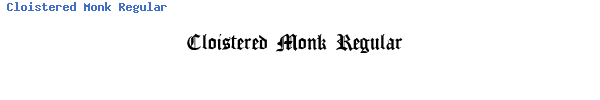 Fuente Cloistered Monk Regular.ttf