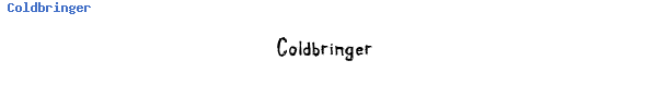 Fuente Coldbringer.ttf