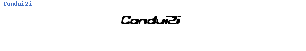 Fuente Condui2i.ttf