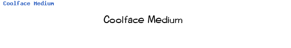 Fuente Coolface Medium.ttf